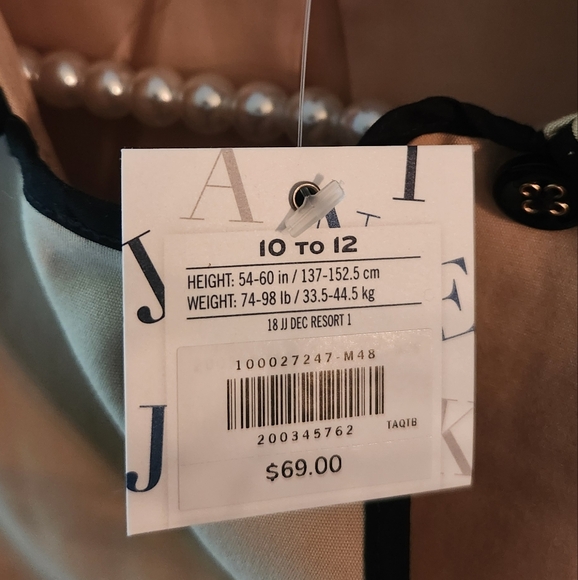 Girls Janie and Jack coat size 10 NWT - Picture 6 of 6